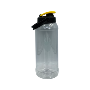 Termo 1L natural con asa - amarillo