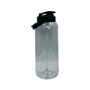 Termo 1L natural con asa - negro