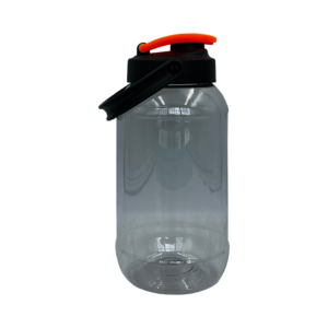 Tarro 500ml natural con asa - naranja