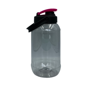 Tarro 500ml natural con asa - rosa