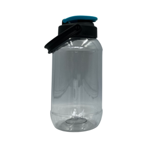Tarro 500ml natural con asa - turquesa