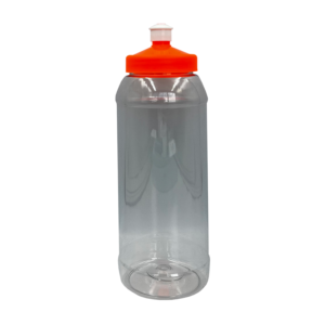 Termo 1L chupón natural - naranja