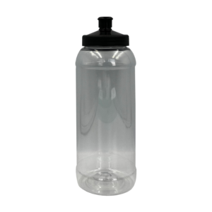 Termo 1L chupón natural - negro