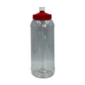 Termo 1L chupón natural - rojo