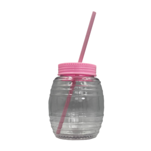 Barrilito popote - rosa pastel