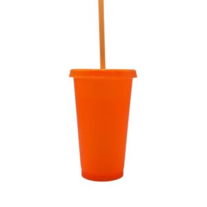 Vaso Festival - Naranja Neón