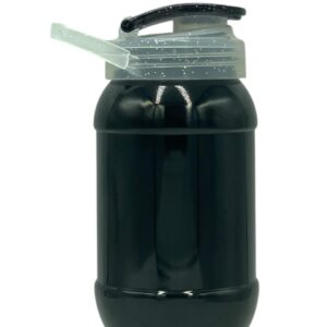 Termo 500ml color asa glitter - negro solido